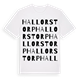 Hallorstorp ordlek t-shirt