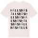 Vintage White t-shirt med Hällsnäs ordlek t-shirt