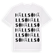 Hällsö ordlek t-shirt