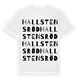 Hallstensröd ordlek t-shirt