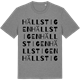 Mid Heather Gray t-shirt med Hällstigen ordlek t-shirt