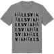 Mid Heather Gray t-shirt med Hällsvik ordlek t-shirt