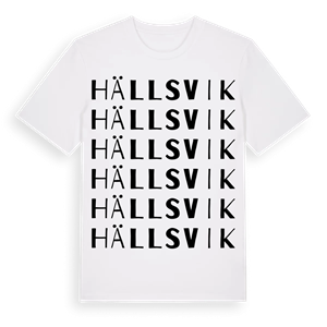 Hällsvik ordlek t-shirt – ekologisk bomull t-shirt från Pinshirt