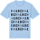 Blue Soul t-shirt med Halne ordlek t-shirt