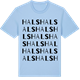 Blue Soul t-shirt med Hals ordlek t-shirt