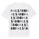 Halsäng ordlek t-shirt