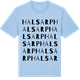 Blue Soul t-shirt med Halsarp ordlek t-shirt