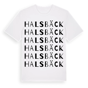 Halsbäck ordlek t-shirt – ekologisk bomull t-shirt från Pinshirt