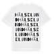 Hälselund ordlek t-shirt