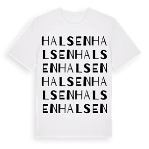 Halsen ordlek t-shirt – ekologisk bomull t-shirt från Pinshirt
