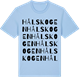 Blue Soul t-shirt med Hålskogen ordlek t-shirt