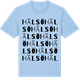 Blue Soul t-shirt med Hälsö ordlek t-shirt