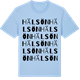 Blue Soul t-shirt med Hälsön ordlek t-shirt