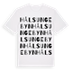 Hålsungebyn ordlek t-shirt