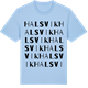 Blue Soul t-shirt med Halsvik ordlek t-shirt