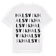Halsvik ordlek t-shirt
