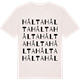 Vintage White t-shirt med Hålta ordlek t-shirt