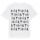 Hålta ordlek t-shirt