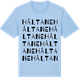 Blue Soul t-shirt med Håltane ordlek t-shirt