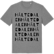 Mid Heather Gray t-shirt med Håltedalen ordlek t-shirt