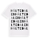 Håltedalen ordlek t-shirt