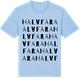 Blue Soul t-shirt med Halvfara ordlek t-shirt