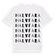 Halvfara ordlek t-shirt