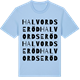 Blue Soul t-shirt med Halvordseröd ordlek t-shirt