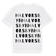 Halvorsbyn ordlek t-shirt