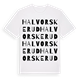 Halvorskerud ordlek t-shirt