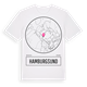 White t-shirt med Hamburgsund t-shirt