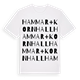 Hammar + Kornhall ordlek t-shirt