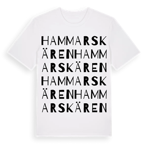 Hammarskären ordlek t-shirt – ekologisk bomull t-shirt från Pinshirt
