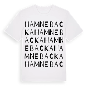 Hamnebacka ordlek t-shirt – ekologisk bomull t-shirt från Pinshirt