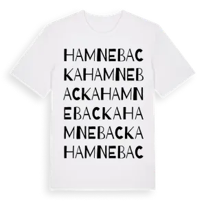 Hamnebacka ordlek t-shirt – ekologisk bomull t-shirt från Pinshirt
