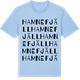 Blue Soul t-shirt med Hamnefjäll ordlek t-shirt