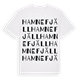 Hamnefjäll ordlek t-shirt
