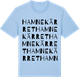 Blue Soul t-shirt med Hamnekärret ordlek t-shirt