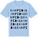 Blue Soul t-shirt med Hampedal ordlek t-shirt