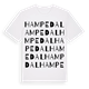 Hampedal ordlek t-shirt