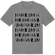 Mid Heather Gray t-shirt med Hamrum ordlek t-shirt