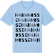 Blue Soul t-shirt med Hanamosse ordlek t-shirt