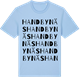 Blue Soul t-shirt med Handbynäs ordlek t-shirt