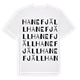 Hanefjäll ordlek t-shirt