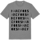 Mid Heather Gray t-shirt med Hanefors ordlek t-shirt