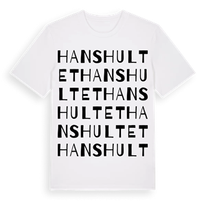 Hanshultet ordlek t-shirt – ekologisk bomull t-shirt från Pinshirt