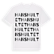 Hanshultet ordlek t-shirt