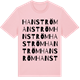 Pink Cotton t-shirt med Hanström ordlek t-shirt
