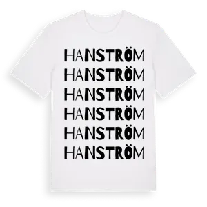 Hanström ordlek t-shirt – ekologisk bomull t-shirt från Pinshirt