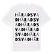 Häradsvad ordlek t-shirt